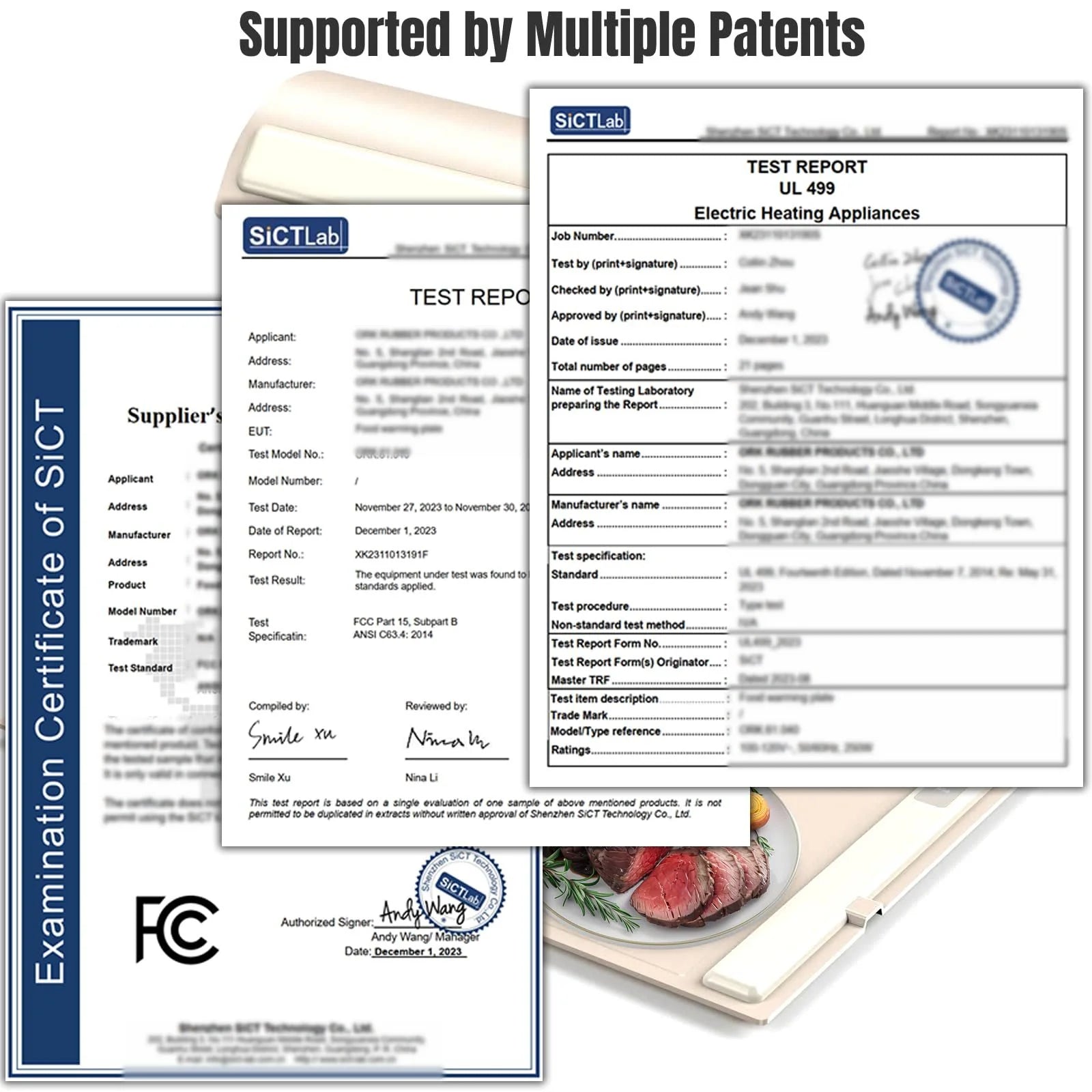 Silicone Foldable Food Warming Pad