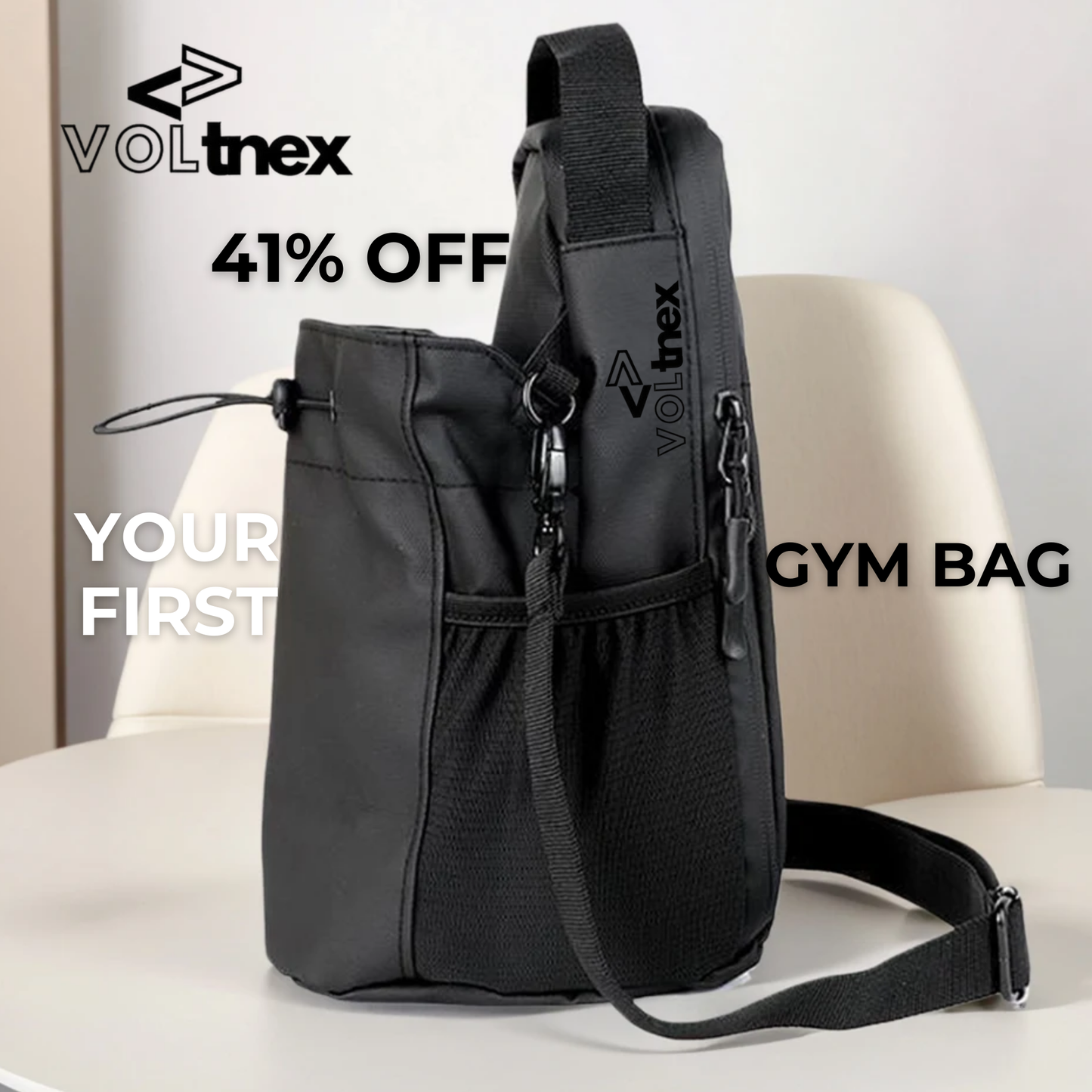 Magnetic Crossbody Water Bottle & Phone Holder Bag
