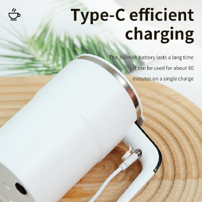 Self-Stirring Coffee Mug with LED Temperature Display