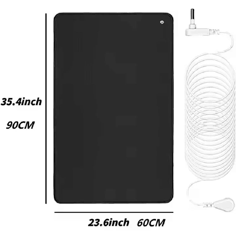 60X90CM Grounding Mat Yoga with Cord Earthing Conductive Energy Pad for EMF Protection & Grounding Solutions for Healthy Living