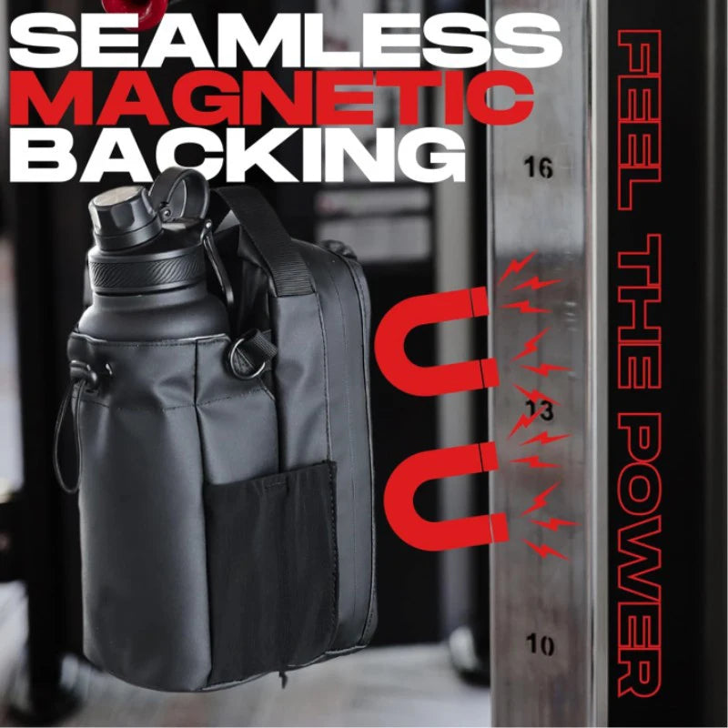 Magnetic Crossbody Water Bottle & Phone Holder Bag